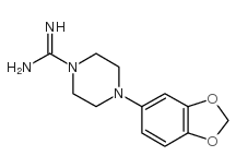 4-BENZO[1,3]DIOXOL-5-YL-PIPERAZINE-1-CARBOXAMIDINE structure