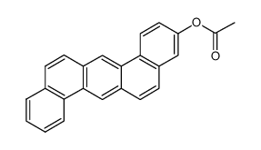 naphtho[1,2-b]phenanthren-3-yl acetate Structure