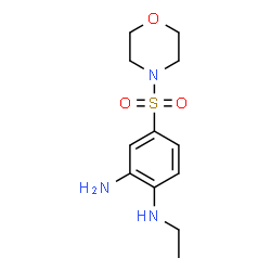 N-[2-amino-4-(morpholin-4-ylsulfonyl)phenyl]-N-ethylamine Structure