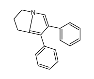 6,7-diphenyl-2,3-dihydro-1H-pyrrolizine结构式