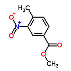 3-硝基-4-甲基苯甲酸甲酯结构式