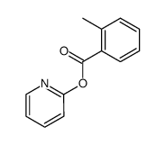2-methylbenzoic acid 2-pyridinyl ester结构式