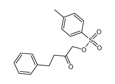 1-tosyloxy-4-phenyl-2-butanone结构式