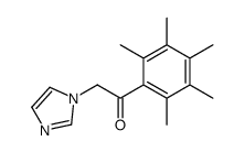 2-imidazol-1-yl-1-(2,3,4,5,6-pentamethylphenyl)ethanone Structure