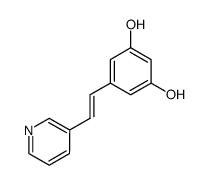 1,3-Benzenediol, 5-[(1E)-2-(3-pyridinyl)ethenyl]- (9CI) structure
