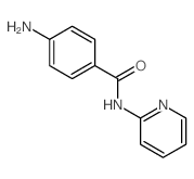 4-氨基-N-(2-吡啶基)苯甲酰胺结构式