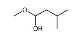 1-methoxy-3-methylbutan-1-ol Structure