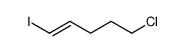 5-chloro-1-iodopent-1-ene Structure