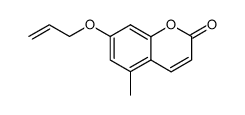 5-methyl-7-allyloxycoumarin结构式