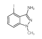 4-Iodo-1-methyl-1H-indazol-3-ylamine结构式