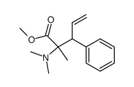 methyl 2-(dimethylamino)-2-methyl-3-phenylpent-4-enoate Structure
