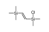 chloro-dimethyl-(2-trimethylsilylethenyl)silane结构式