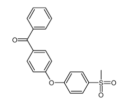 [4-(4-methylsulfonylphenoxy)phenyl]-phenylmethanone结构式