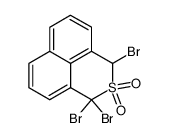 1,1,3-tribromo-1H,3H-naphtho[1,8-cd]thiopyran 2,2-dioxide Structure