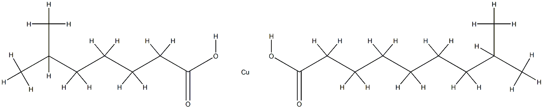 (isodecanoato-O)(isooctanoato-O)copper Structure