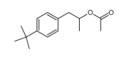 1-(4-(tert-butyl)phenyl)propan-2-yl acetate结构式