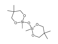 bis(2,5,5-trimethyl-1,3-dioxa-2-silacyclohexan-2-yl)ether结构式