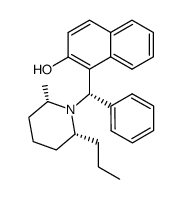 1-[(S)-[(2S,6R)-2-methyl-6-propylpiperidyl]phenylmethyl]-2-naphthalenol Structure