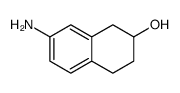 7-氨基-1,2,3,4-四氢-2-萘酚结构式