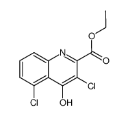 Kynurenic acid,3,5-dichloro-,Et ester (5CI) structure
