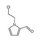 1-(2-chloroethyl)-1H-pyrrole-2-carbaldehyde结构式