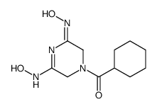 cyclohexyl-[3-(hydroxyamino)-5-hydroxyimino-2,6-dihydropyrazin-1-yl]methanone结构式