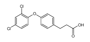 3-(4-(2,4-dichlorophenoxy)phenyl)propanoic acid结构式