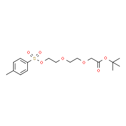 Tos-PEG2-CH2-Boc结构式