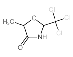 5-methyl-2-(trichloromethyl)oxazolidin-4-one结构式