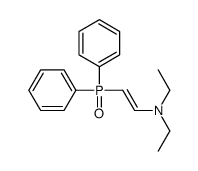 2-diphenylphosphoryl-N,N-diethylethenamine Structure