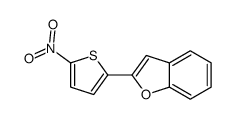 2-(5-nitrothiophen-2-yl)-1-benzofuran结构式