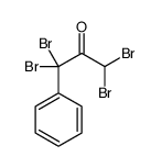 1,1,3,3-tetrabromo-1-phenylpropan-2-one Structure