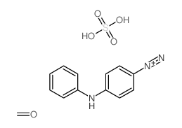 4-anilinobenzenediazonium,formaldehyde,sulfuric acid Structure