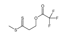 (3-methylsulfanyl-3-sulfanylidenepropyl) 2,2,2-trifluoroacetate结构式