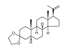 3,3-(Ethylendioxy)-20-methylen-5β-pregnan Structure