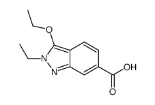 3-ethoxy-2-ethylindazole-6-carboxylic acid结构式