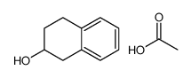 acetic acid,1,2,3,4-tetrahydronaphthalen-2-ol Structure