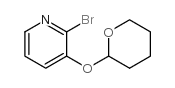 2-BROMO-3-(TETRAHYDRO-2-PYRANYLOXY)PYRIDINE Structure