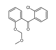 (2-chlorophenyl)-[2-(methoxymethoxy)phenyl]methanone Structure