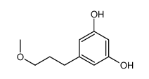 5-(3-methoxypropyl)benzene-1,3-diol结构式