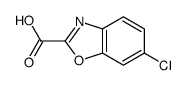 6-氯苯并[d]噁唑-2-羧酸结构式