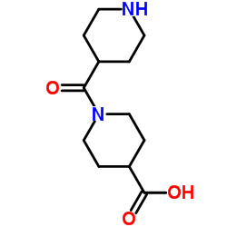 1-(4-PIPERIDINYLCARBONYL)-4-PIPERIDINECARBOXYLIC ACID Structure