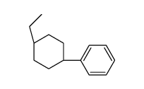 反式-4-乙基环己基苯结构式