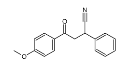 4-(4-methoxyphenyl)-4-oxo-2-phenylbutanenitrile Structure
