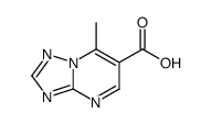 7-Methyl[1,2,4]triazolo[1,5-a]pyrimidine-6-carboxylic acid结构式