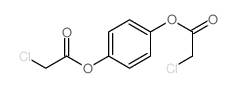 Acetic acid, 2-chloro-,1,1'-(1,4-phenylene) ester Structure