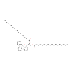 [R,(-)]-1-O,2-O-Distearoyl-3-O-trityl-D-glycerol结构式