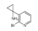 1-(2-bromopyridin-3-yl)cyclopropan-1-amine Structure
