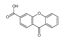 9-oxoxanthene-3-carboxylic acid结构式