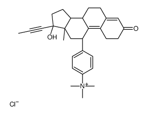 mifepristone methochloride Structure